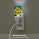 thumbnail image 5 of Balery Sunflowers in Bucket Luz Nocturna LED con Sensor Automático, Enchufe con Sensor Crepuscular, Luz Suave de 0.5W para Dormitorio, Pasillo, Baño-UK, 5 of 7