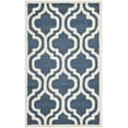 thumbnail image 2 of SAFAVIEH Cambridge Kirsten Geometric Wool Area Rug, Navy/Ivory, 3' x 5', 2 of 7