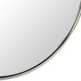 thumbnail image 5 of TEHOME Round Brushed Nickel 36 inch, Silver Metal Circle Wall Mirror for Bathroom, Modern Silver Vanity Mirror for Entryway, 5 of 12