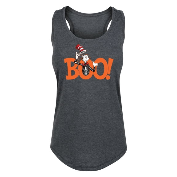 Dr. Seuss - Boo Cat - Women's Racerback Tank Top