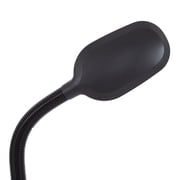 Lavish Home Natural Sunlight LED Floor Lamp with Bendable Neck 60 Inch (Black)