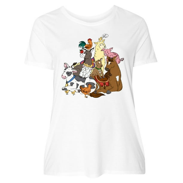 farm animals t shirt