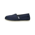 thumbnail image 2 of TOMS Women's Classic Flat Navy Alpargata Slip-On, 2 of 5