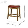 thumbnail image 7 of Elmo Saddle Counter Stool, Multiple Colors, 7 of 7