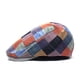 thumbnail image 4 of Sonducket Gorra de vendedor de periódicos transpirable, boinas largas frescas y elegantes durante todo el día, gorra plana, gorras de vendedor Sombreros Naranja, 4 of 6