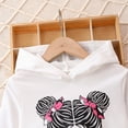 thumbnail image 6 of Pimfylm Baby Girl Clothes Fall Winter Outfits,Trendy Kids Toddler Baby Girl Fall Outfit Ruffle Long Sleeve Knit Blouse Pullover Top Mini Skirt With Belt Clothes Skirt Set, 6 of 9