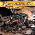 thumbnail image 4 of Contixo RC Off-Road UTV, 1:16 Scale, 4WD, 2.4GHz, LED Headlights, Remote Control Car for Kids & Adults - Red, 4 of 11