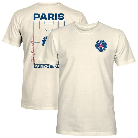 Men's 1863FC  Cream Paris Saint-Germain Own the Pitch Heavyweight T-Shirt