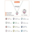 thumbnail image 6 of Silvora Graduation Necklaces 2025 Bachelor Cap Heart October Birthstone Pendant Grad Gifts for Women Graduate Daughter Sister Niece, 6 of 9
