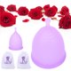 thumbnail image 4 of Copa menstrual copa menstrual de silicona copa menstrual para mujer copa menstrual reutilizable 2 piezas copa menstrual de silicona copa menstrual suave reutilizable para mujer ANGGREK Otros, 4 of 8