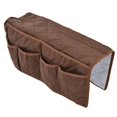 thumbnail image 3 of Couch Organizer, Dustproof Waterproof Fine Workmanship Reasonable Layout Couch Remote Holder  For Mobile Phone Coffee,Black,Grey, 3 of 8