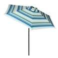 thumbnail image 5 of (2 pack) Better Homes and Gardens 7.5' Fergus Stripe Round Tilting Push Up Patio Umbrella, 5 of 7