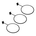 thumbnail image 1 of 3pcs Motorcycle Helmet Holder Hanger Rack Wall Mounted Hook Basketball Bracket, 1 of 5