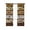 Brown, variant on Brown Cat Paw Print Blackout Curtains 45 Inches Long for Bedroom,Vintage Farmhouse Country Wooden Grain Thermal Insulated Room Darkening Black Out Window Curtain Panels Grommet Drapes for Living Room