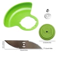 thumbnail image 3 of Metal Grass Trimmer Cabeza Plástico Cubierta Protección La Hierba Reemplazo Deflectores, 3 of 3