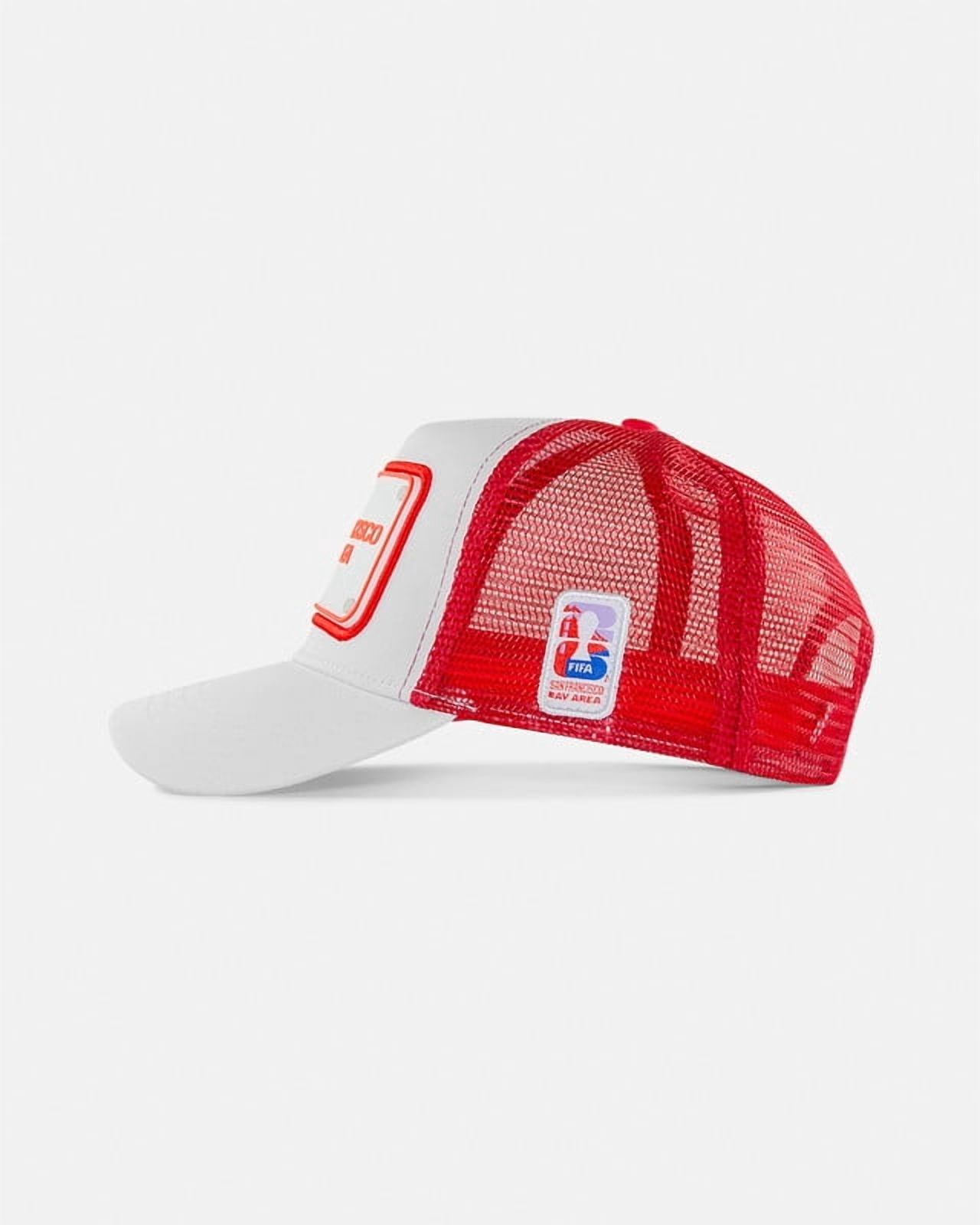 FIFA World Cup 2026 Rubber Host City Patch Trucker Soccer Cap - San Francisco