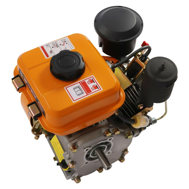 196cc Air-cooled Diesel Engine 168F Single Cylinder Oblique
