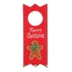 thumbnail image 1 of 1 pieza de pomo de puerta de Navidad colgante de dibujos animados de Navidad manija de puerta adornos colgantes decoración (hombre de pan de jengibre), 1 of 6