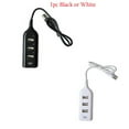 thumbnail image 1 of Flmtop 1PC Mini USB2.0 Hub 4-Port USB Hub Extension with On/Off Switch Support Hot Swap Splitter Adapter for PC Laptop Computer Easy to Use USB Hub Splitter for Home Office (Black, 4 Ports), 1 of 7