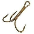 thumbnail image 2 of Mustad 3551BR-6 by 0-25 Bronze Ringeye Sport Treble Hooks, Size 6 by 0 - Box of 25, 2 of 2