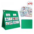 thumbnail image 2 of 2 In 1 Kids Visual Schedule Calendar Xmas Gifts-day And Evening Charts Autism Visual Schedule- Great Compatible Home, School Subject, Outing & Chore_b, 2 of 5