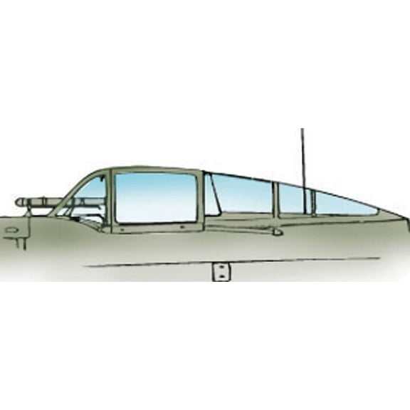Nakajima Ki-27 Nate Vacuform Canopy x2 for Hasegawa (1/48 model kit accessory)