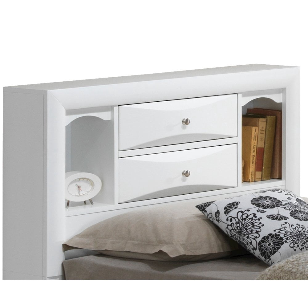 Glory Furniture G1570G-TSB3 White Twin Storage Bed