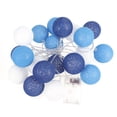 thumbnail image 1 of EeaseMX Guirnalda de luces LED de hilo de algodón, decorativa y romántica, ideal para fiestas y decoración del hogar (serie azul, 3 m, 20 LED, sin pilas), 1 of 7