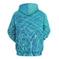 thumbnail image 3 of 3D Ocean Seawater Beach Water Men's Women Vintage 3D Hooded Sweatshirt - All-Season Loose Fit Streetwear, 3 of 6