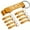 Golden Yellow, variant on 100-Piece Personalized Carved Keychains - Creative Beer/Beverage Bottle Opener Pendants, Car Keychains for Back Packaging, Home Decor, Parties, Birthdays, Perfect Gift for Classmates & Colleagues