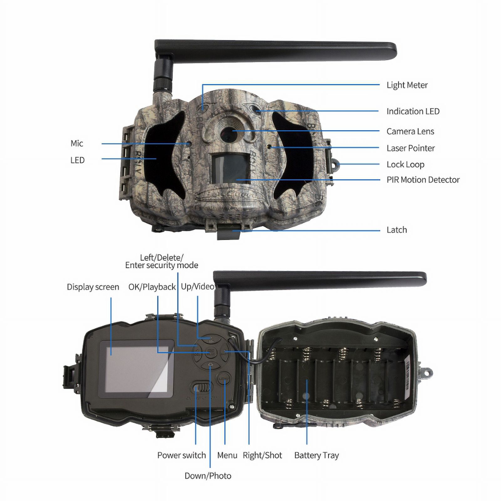 Boly Media MG984G-36M 36MP 4G LTE Wireless Trail Camera