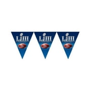 Super Bowl LIII 2019 Football Championship Party Pennant Wall Decoration Banner