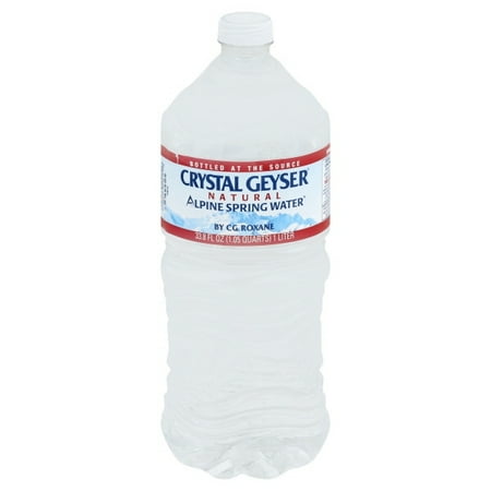 Crystal Geyser® Natural Alpine Spring Water® 33.8 fl. oz. Bottle