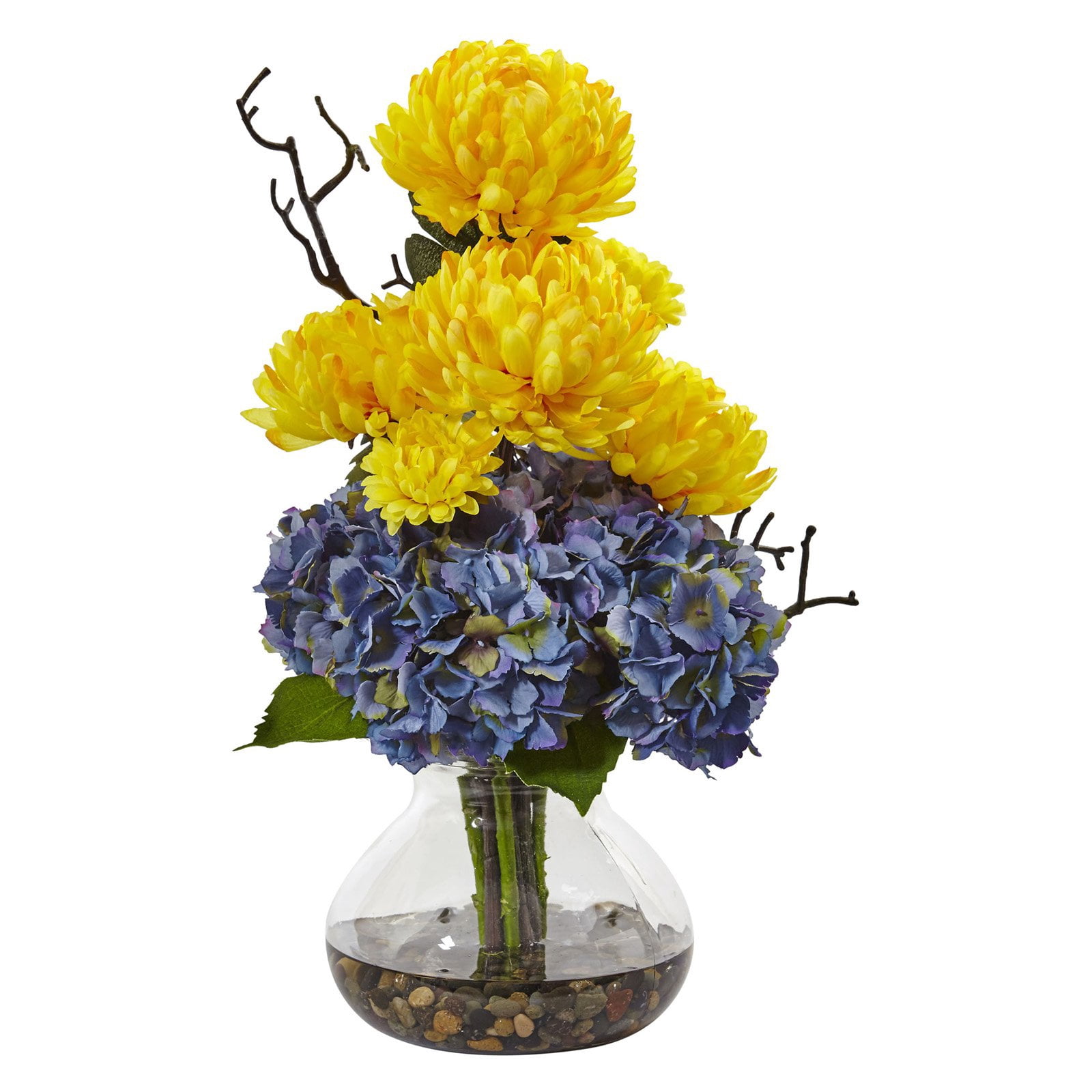 MTH Elegant Hydrangea Vase – Small Floral Display Accent