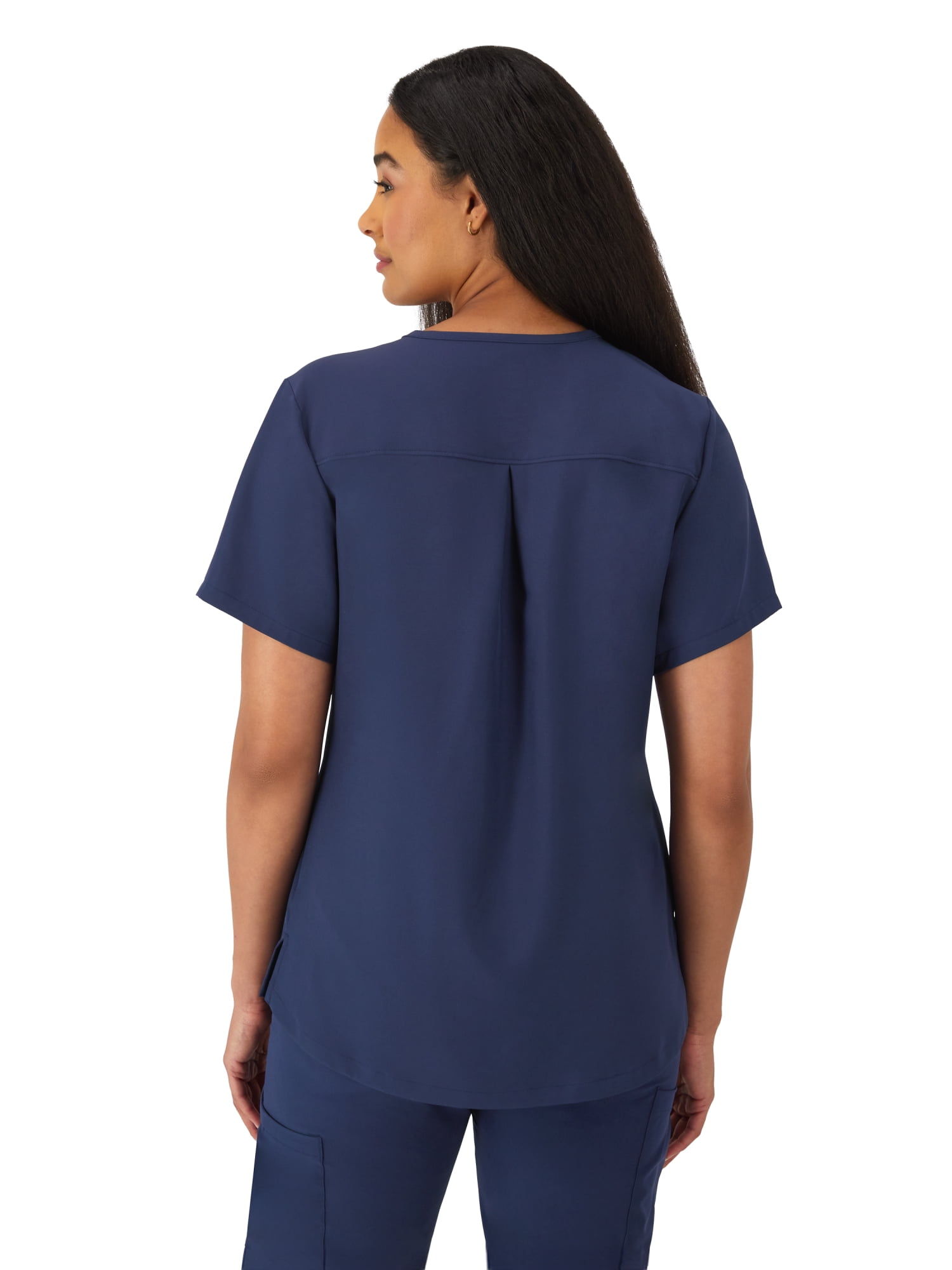 Hanes Womens Scrubs V-Neck Scrub Top, Comfort Fit, 2 Pockets, Sizes XS-3XL