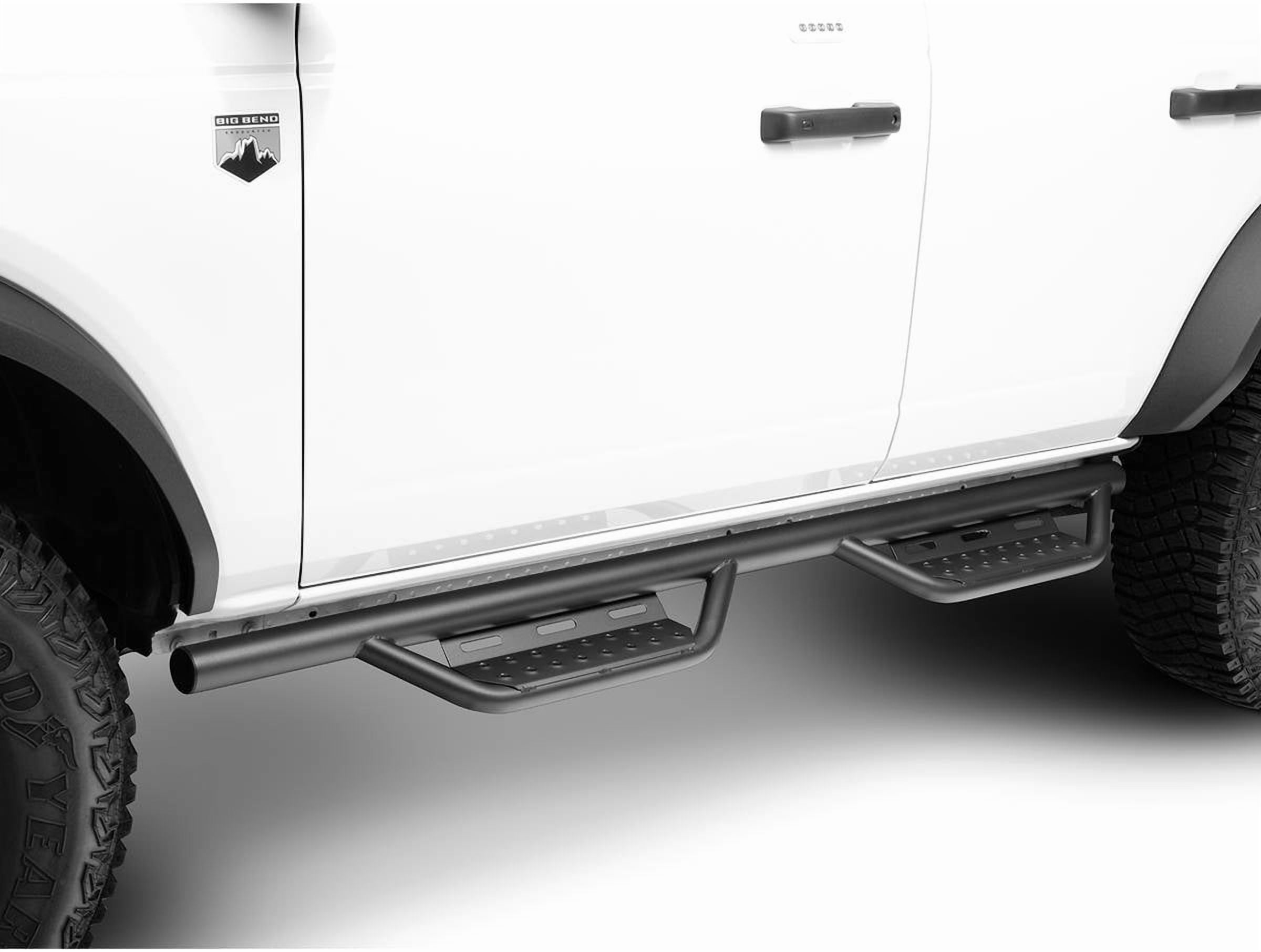 N-Fab Cab Length Textured Black RS Nerf Steps Fit 10-24 Toyota 4Runner (No 10-19 Ltd and 10-13 SR5 ) 4 Door SUV, SRW Gas