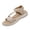 Beige, variant on Women's Casual Walking Sandals, Summer Comfort Adjustable Sandals, Women's Athletic Hiking Sandals 4cm Heel Lightweight Outdoor Sport Walking Sandals Fashion Comfortable Water Shoes, Navy 7