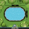 thumbnail image 2 of Rhino Pad Oval Above Ground Swimming Pool Cloth Liner Guard, 18' x 40', 2 of 8
