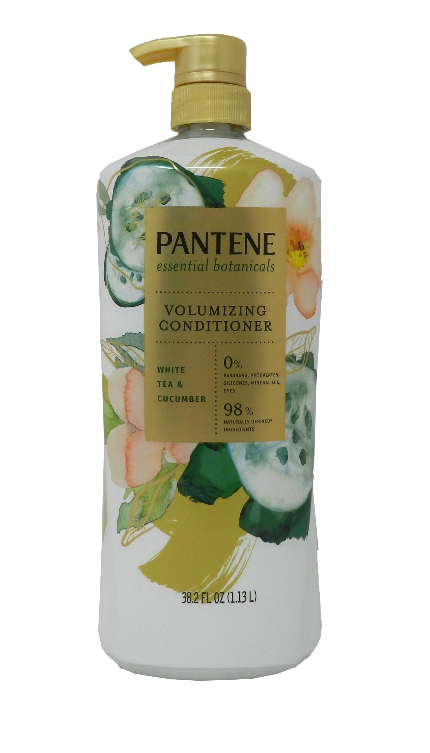Pantene Essential Botanicals Volumizing Conditioner White Tea & Cucumber 38.2 Oz