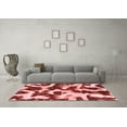 thumbnail image 3 of Ahgly Company Indoor Rectangle Abstract Red Modern Area Rugs, 8' x 10', 3 of 4