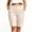 #0158-Beige, variant on Bermuda Shorts for Women Summer Dressy Casual Elastic High Waisted Wide Leg Knee Length Shorts with Pockets