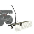 thumbnail image 2 of Tow-Behind Lawn Dethatcher, 60" Wide Rake – 24 Steel Tines for Grass, Leaves, Pine Needles – ATV & Mower Compatible, 2 of 10