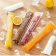 thumbnail image 4 of Kraoden 50 Pcs Disposable Popsicle Bags with Funnel, Leakproof Ice Pops Bags for Homemade Yogurt Treats, Perfect for Summer Parties and Family Snacks, 4 of 6