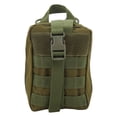 thumbnail image 2 of Riñonera con cinturón de nailon, riñonera Molle con cinturón de nailon, bolsa salvavidas para exteriores construida para durar, 2 of 12