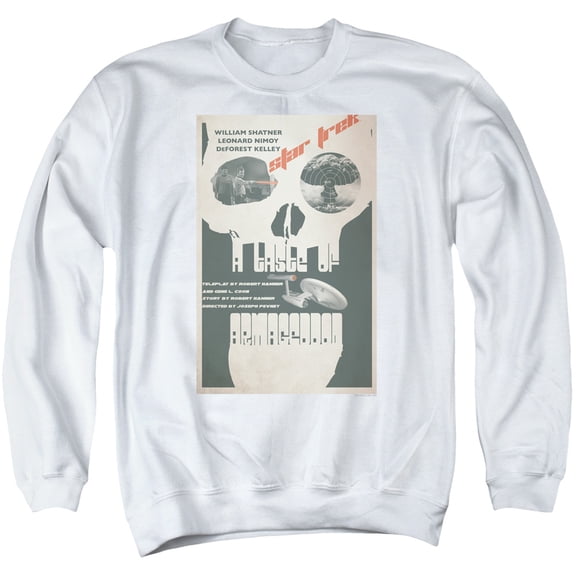 Star Trek Tos Episode 23 Adult Crewneck Sweatshirt White