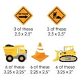 thumbnail image 2 of Big Dot of Happiness Dig It - Construction Party Zone - DIY Shaped Baby Shower or Birthday Party Cut-Outs - 24 Count, 2 of 6
