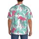 thumbnail image 3 of Fotbe Flamingo Camisa Estampada de Manga Corta para Hombre, Casual de Verano, Estilo Playero, Sin Arrugas-Large, 3 of 5