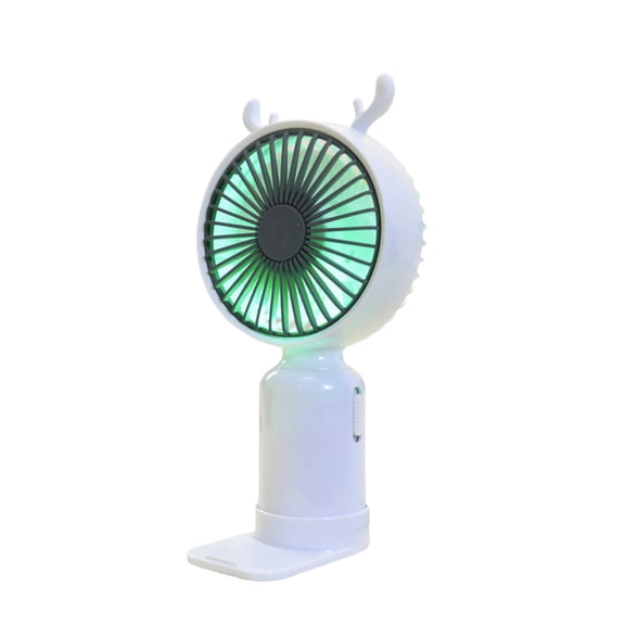 Powerful Handheld Fan, USB Rechargeable Mini Fan with 3 Speeds, Quiet Operation, 300-500mAh Long-Lasting Battery – Strong Airflow for Outdoor Sports, Beach, Hiking(MulticolorD)