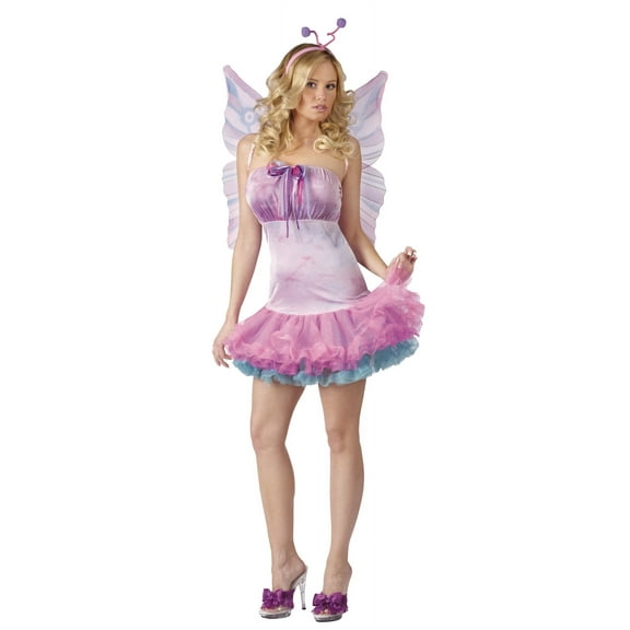 Fun World FW121204ML Women's Fluttery Butterfly Costume - Large