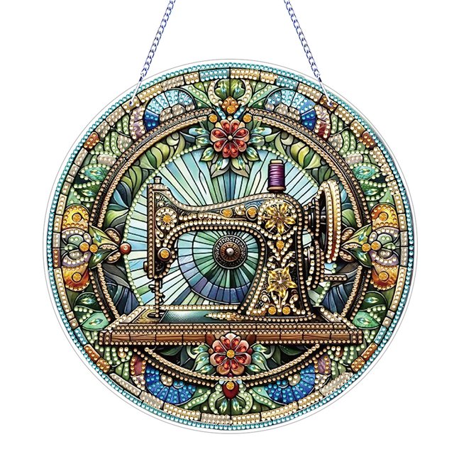 Con Dibujo Diamantes Adorno Vidrio PVC Forma Especial Patrón Retro para Ventana